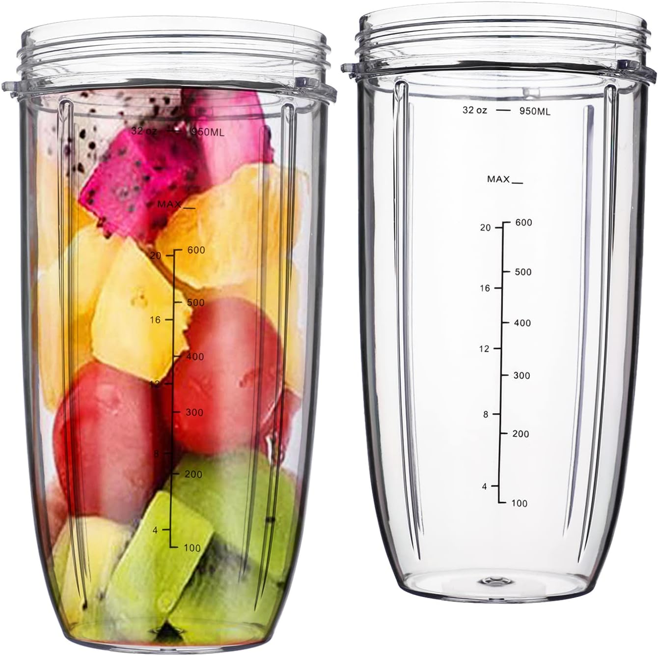32oz Nutribullet Replacement Cups - Blend with Ease!