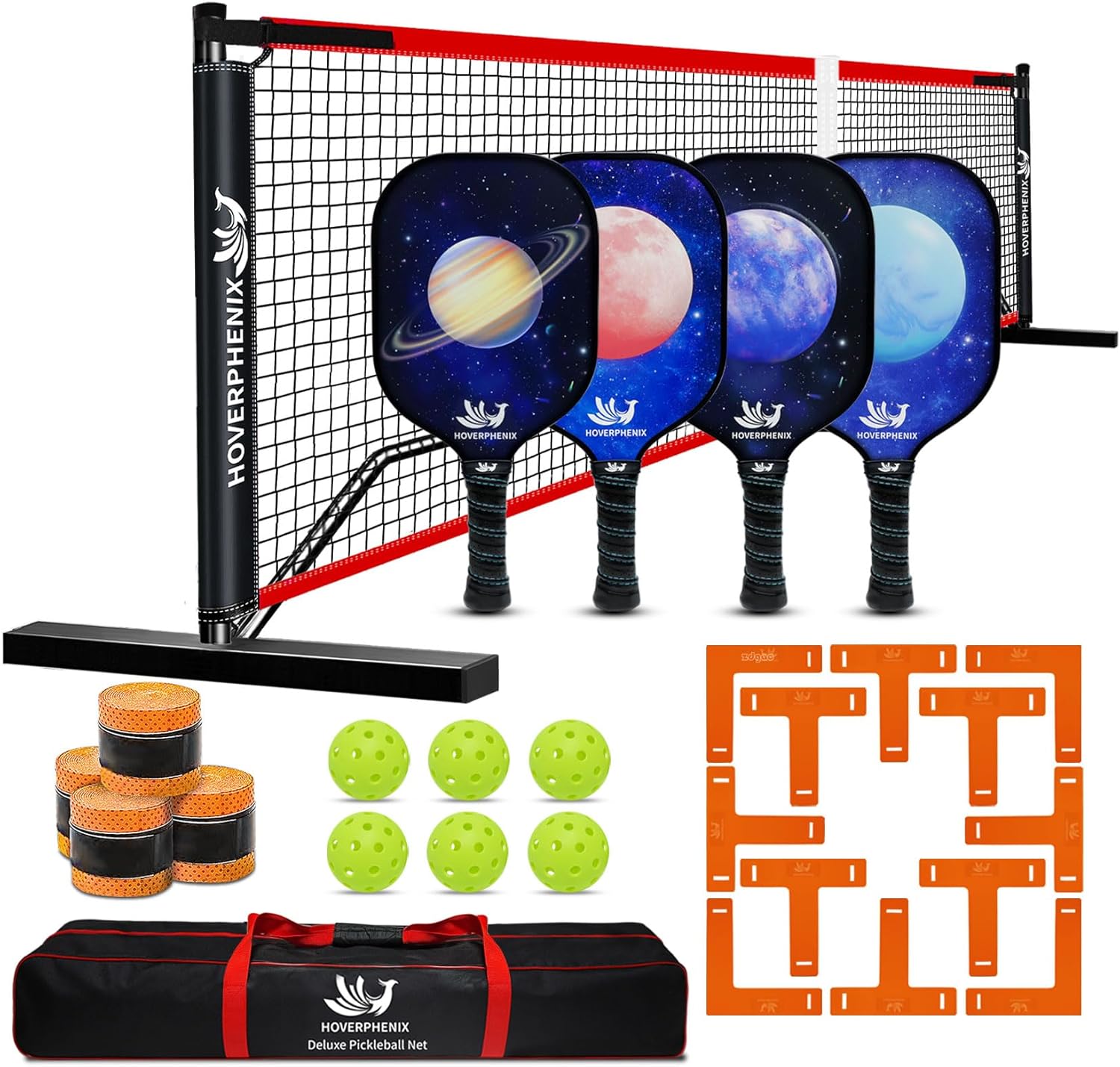 Portable Pickleball Net System for Driveway Play and Fun