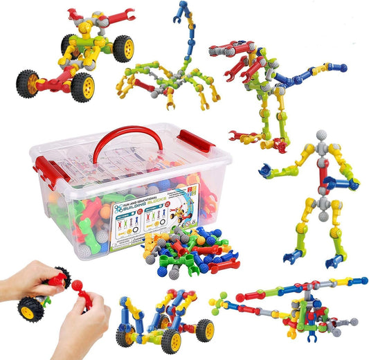 125 Pc Stem Building Blocks Set - Educational Fun!