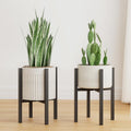 Adjustable Metal Plant Stand for Indoor and Outdoor Use