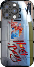Honey Bunny WWII P-38 Nose Art Rugged Shield Case for iPhone 14 Pro