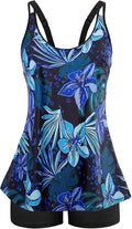 Arolina Tankini Swimsuits for Women Tummy Control Two Piece fabric