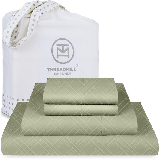 Threadmill King Size Sheets 800 Thread Count Jacquard Celine