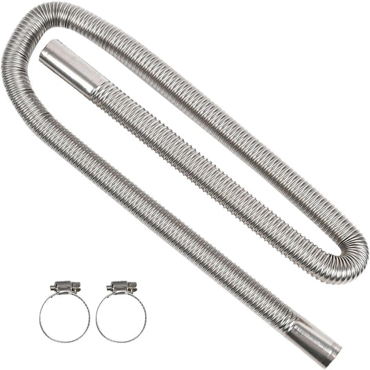 Stainless Steel Air Heater Exhaust Pipe - 47.24in