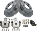 TRQ Brake Pad & Rotor Kit Ceramic Compatible with 2017 Elantra GT