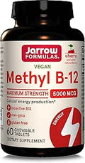 Methyl B-12 5000 mcg Chewable Tablets - Cherry Flavor
