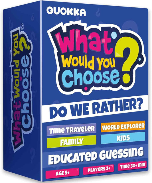 QUOKKA Board Game for Kids - Fun Family Card Game for Ages 6-8