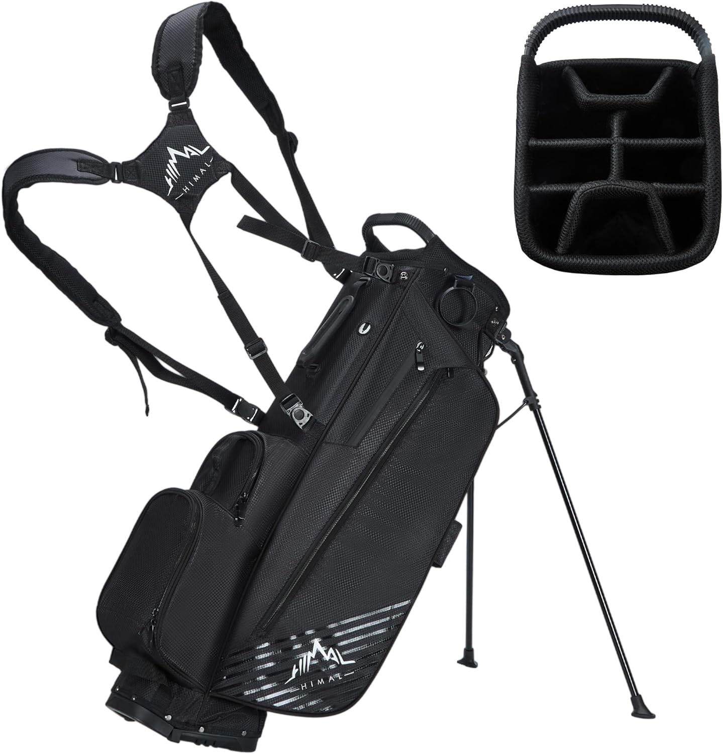 Golf Stand Bag with 8 Way Top Dividers for Men and Women