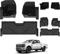 3W Floor Mats & Front Carpet for Ford Super Duty SuperCrew - Durable