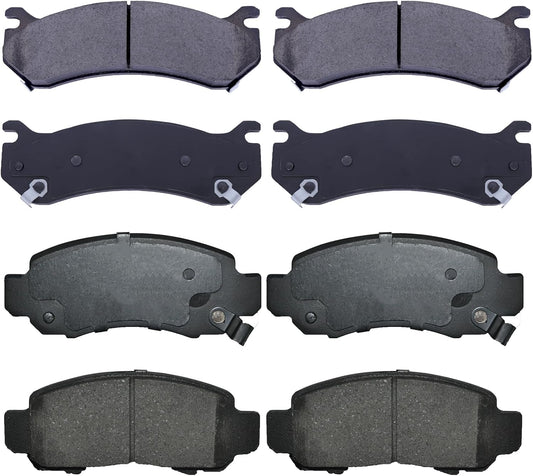 Front Rear Ceramic Brake Pads for Cadillac and Chevy Models