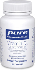 Vitamin D3 125 mcg Supplement for Bone and Immune Health