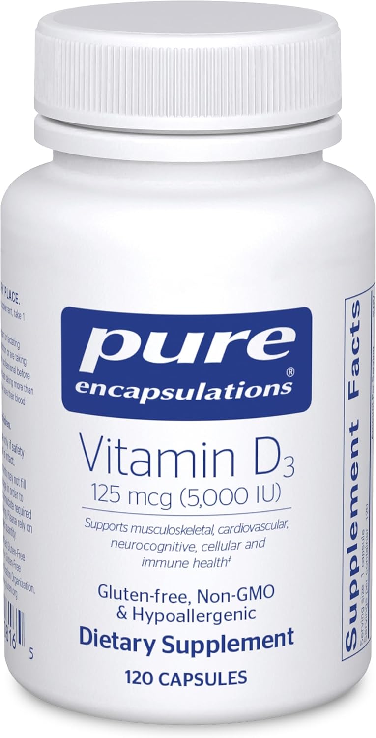 Vitamin D3 125 mcg Supplement for Bone and Immune Health