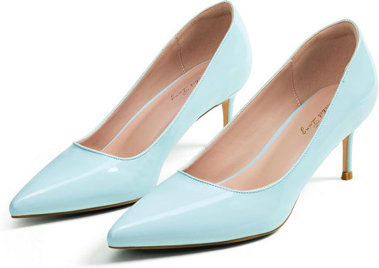 Elisabet Tang Kitten Heel Low Pumps for Elegant Comfort Style