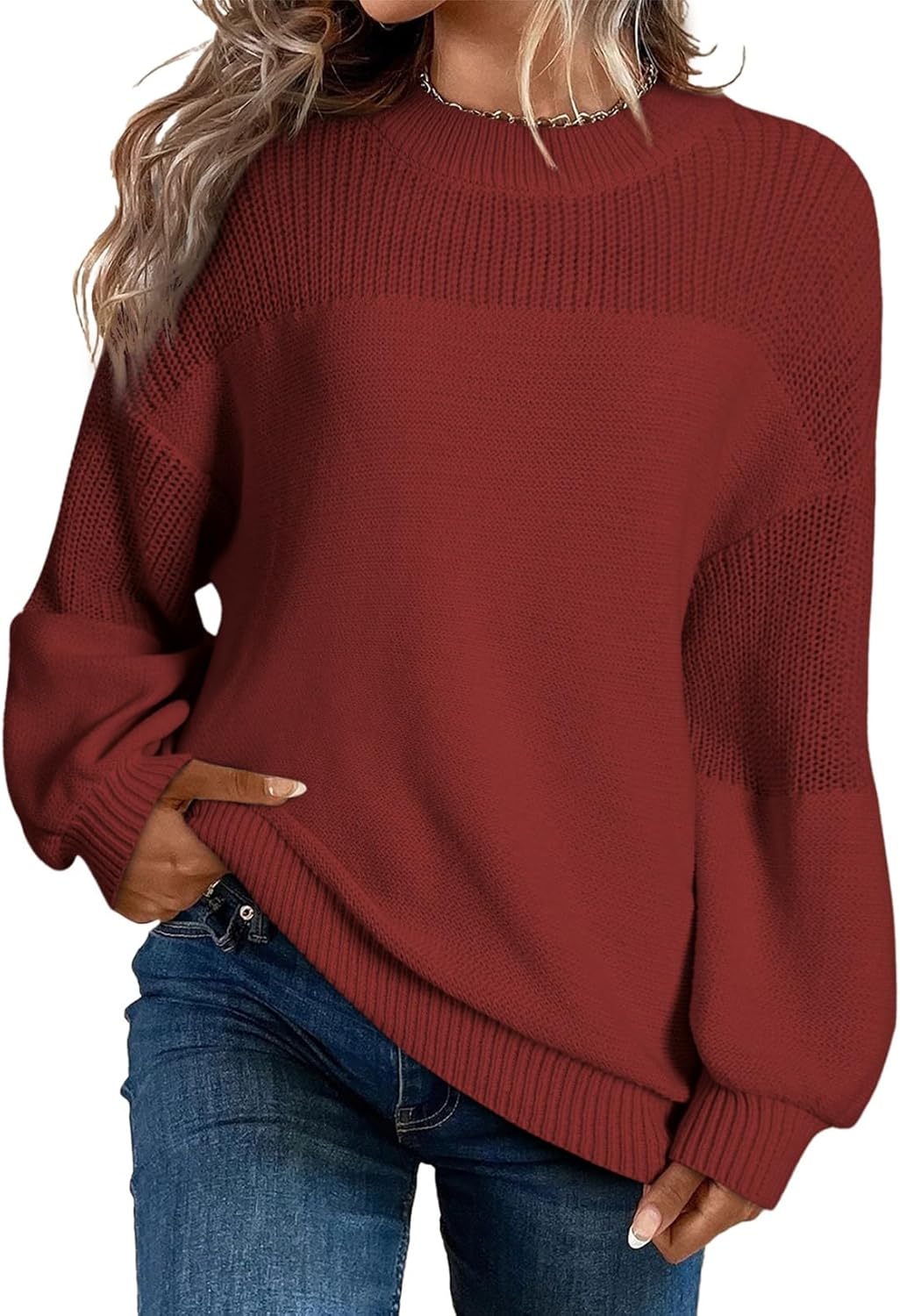Dokotoo Women's Casual Long Sleeve Sweaters for Chic Style
