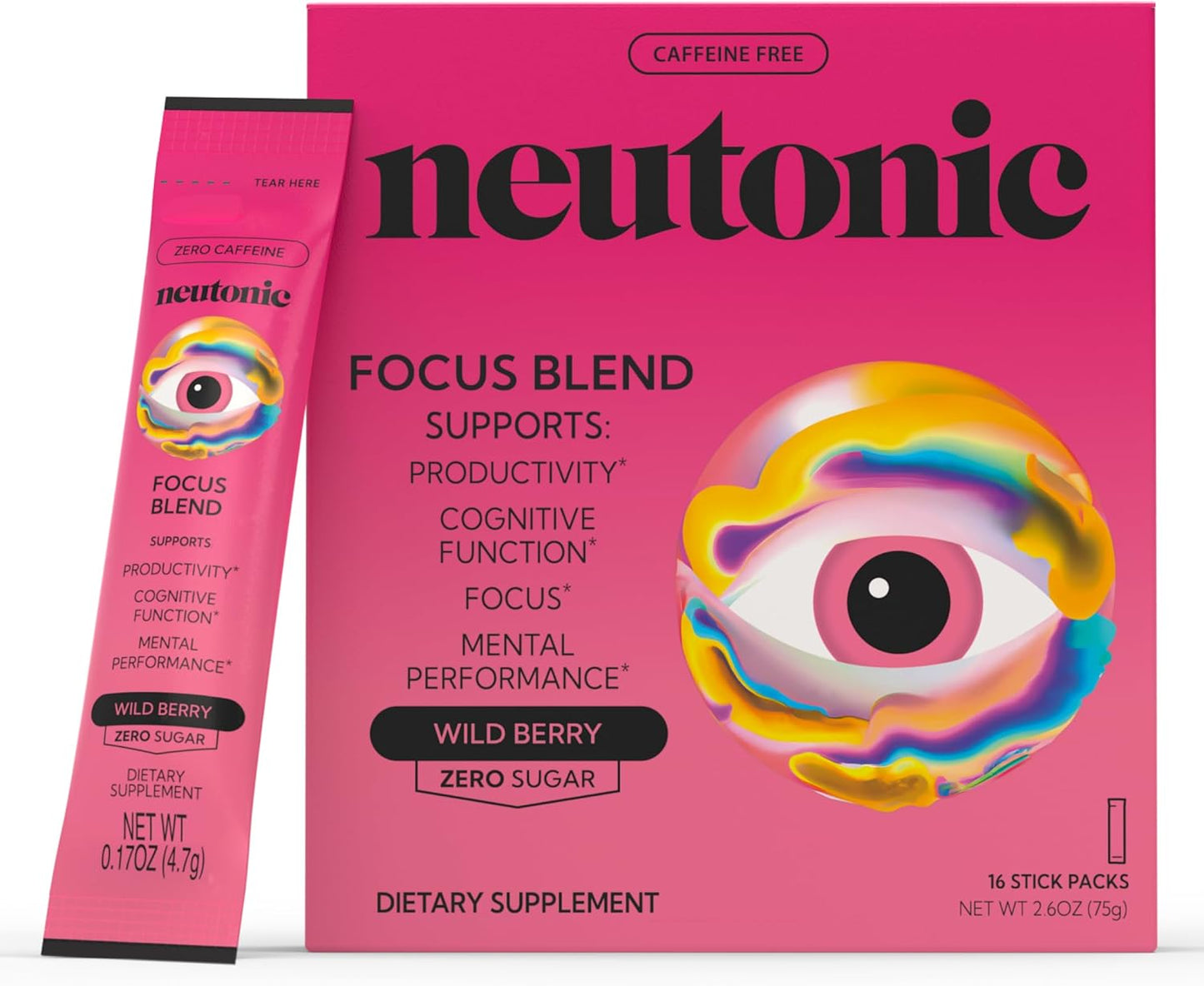 Neutonic Nootropic Focus Blend Powder for Enhanced Brain Health