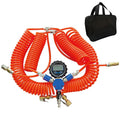4 Tire Inflation Deflation System with Digital Gauge - Equalizes PSI