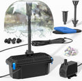 Biling Pond Filter with Fountain Pump Kits - Compact 660GPH Pond