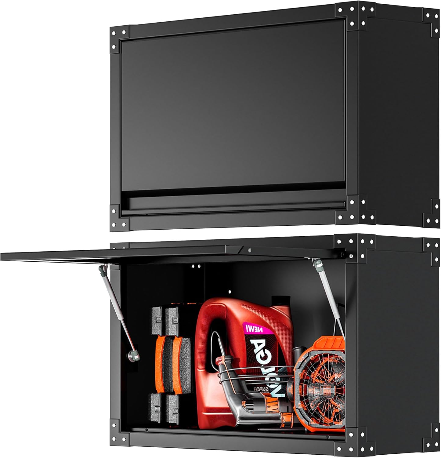 INTERGREAT Metal Wall Cabinet for Garage, Kitchen, and More