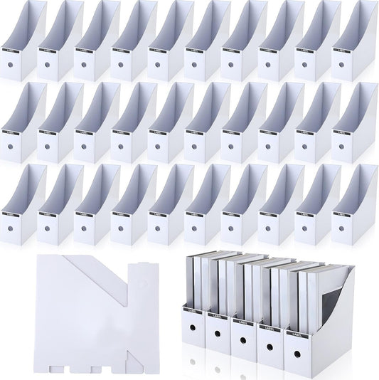 50 Pcs Cardboard Magazine Holder for Office and Home Storage