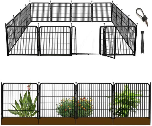 Animal Barrier Fence for Dogs, Decorative Garden Fencing
