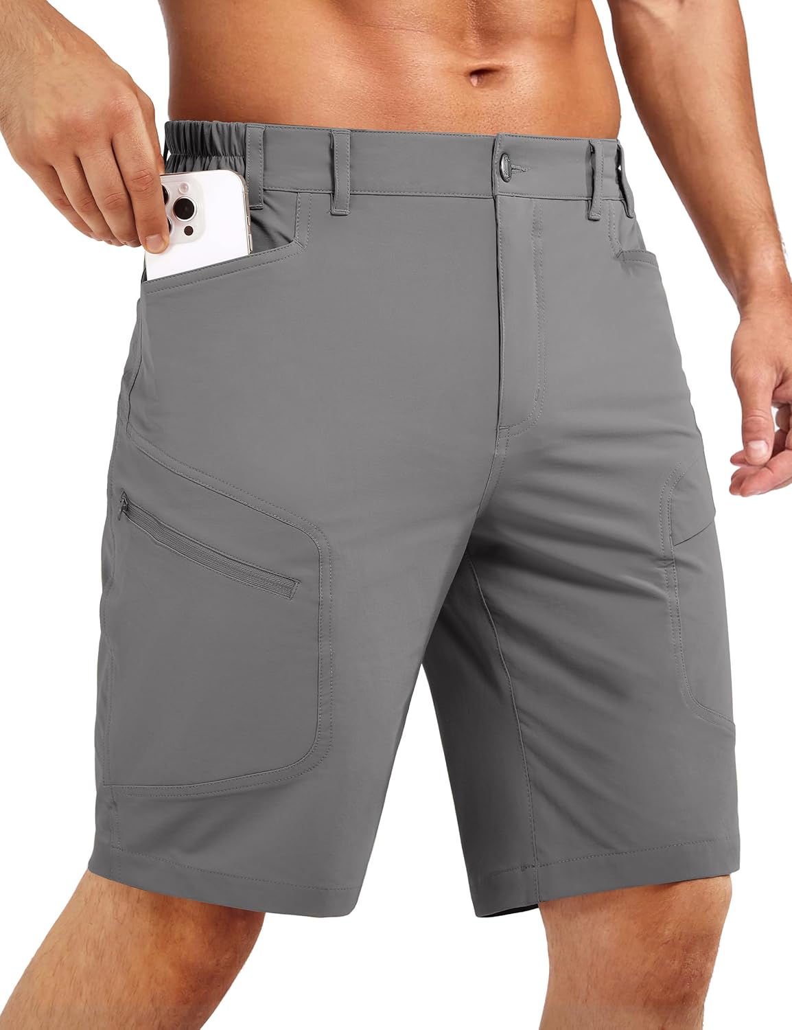 Stlight Men's Hiking Cargo Shorts Quick Dry Lightweight Tactical