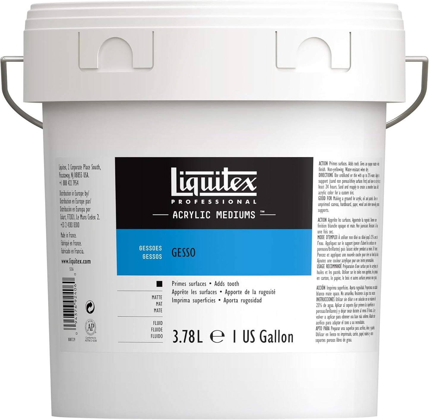 Liquitex Professional Gesso Surface Prep Medium for Artists