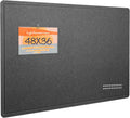 48 x 36 Inch Large Felt Bulletin Board for Stylish Organization