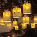 Princess Sun Hanging Lanterns DIY Set Purple - 20 Pack Paper Lanterns