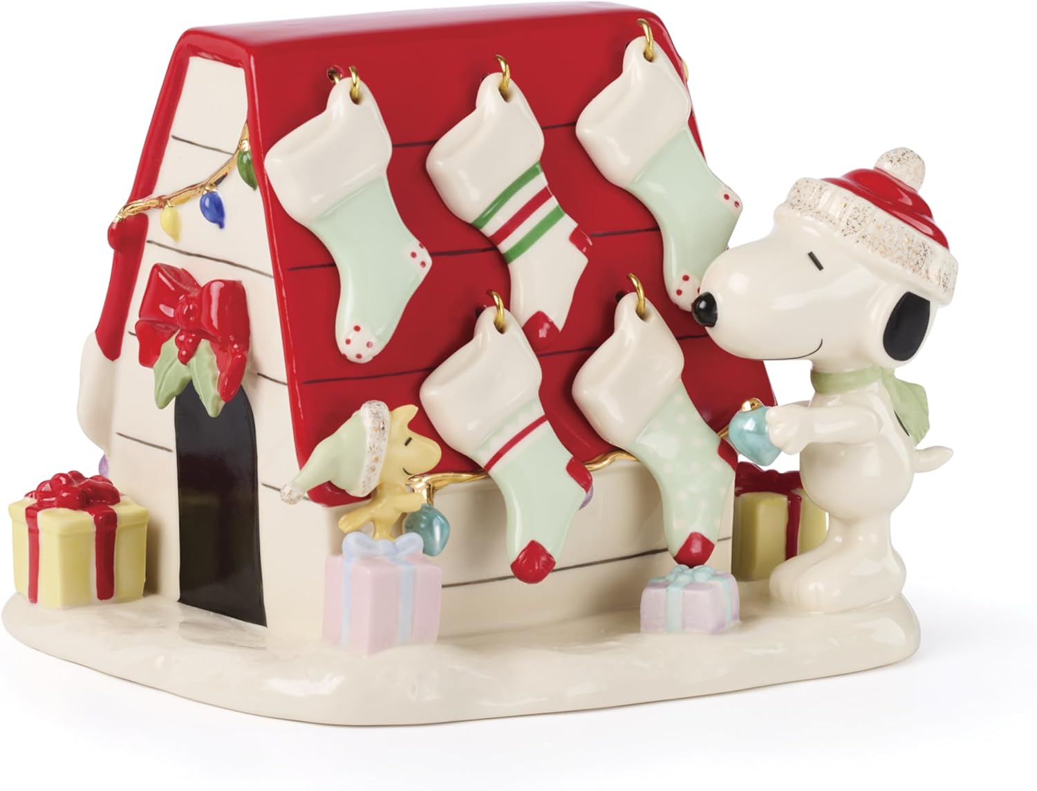 Snoopy's Christmas Decor Figurine for Festive Indoor Cheer