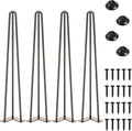 SMARTSTANDARD 28 Inch Hairpin Table Legs for Stylish Furniture