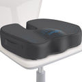 TushGuard X-Large Grey Memory Foam Seat Cushion for Office Chair