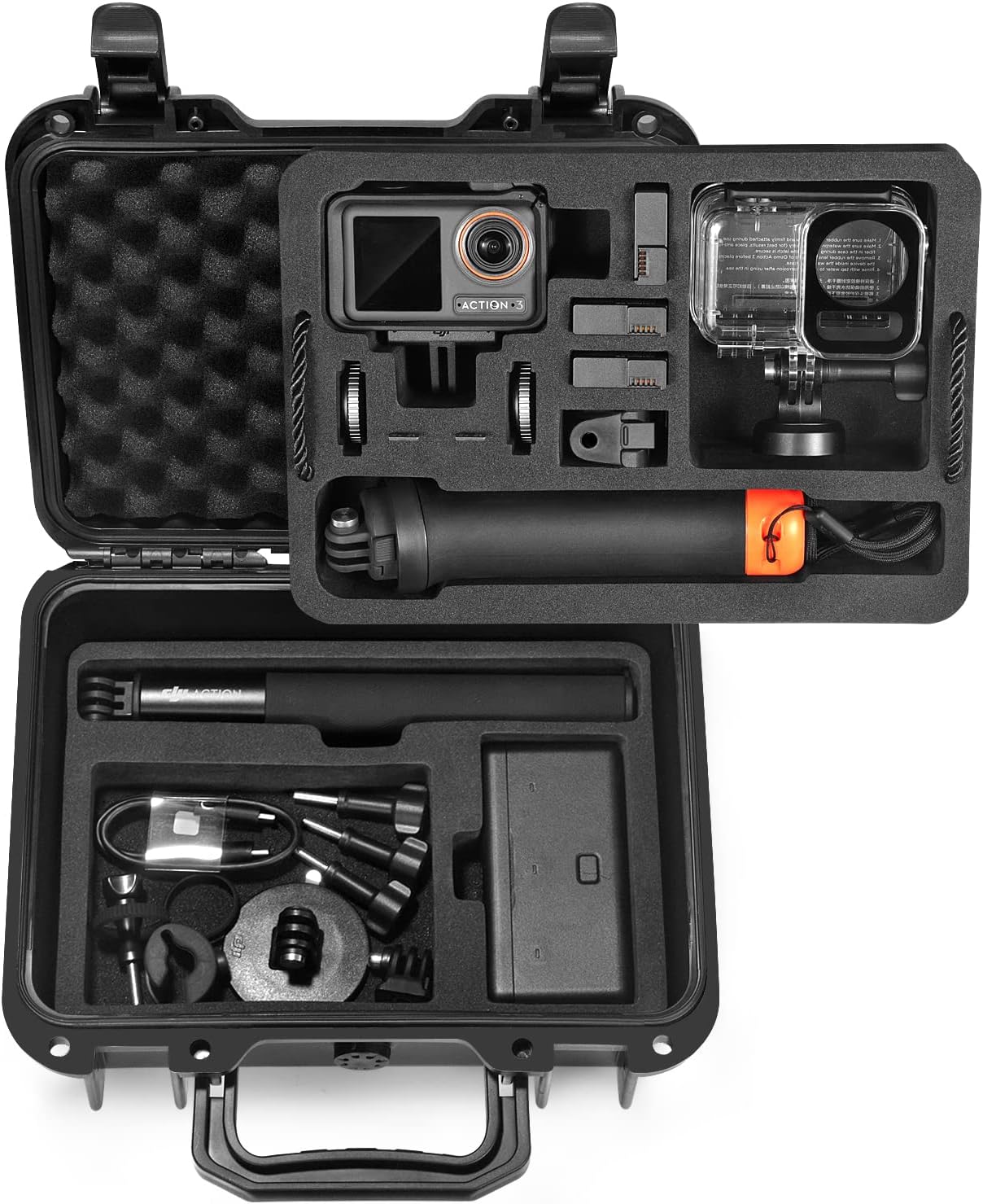 LEKUFEE Hard Case: Waterproof & Portable for DJI Osmo Action
