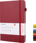 Lined Journal Notebook with Pen Loop - Durable Hardcover Journal