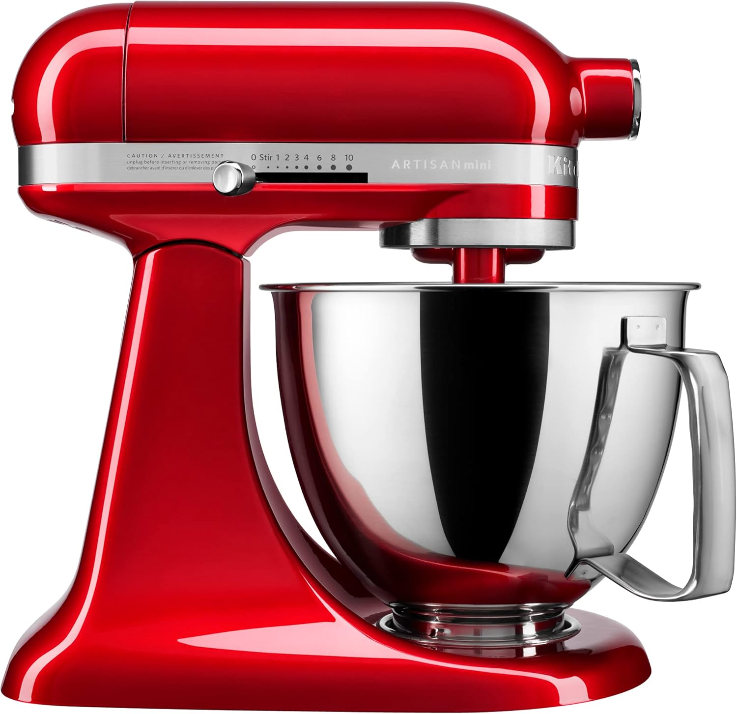 KitchenAid Artisan Mini 3.5 Quart Stand Mixer in Candy Apple Red