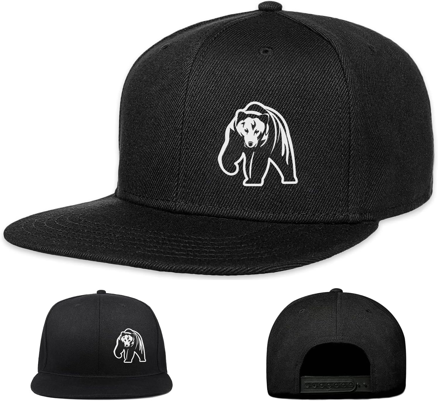 Skeleton Snapback: Cool Black Trucker Hat