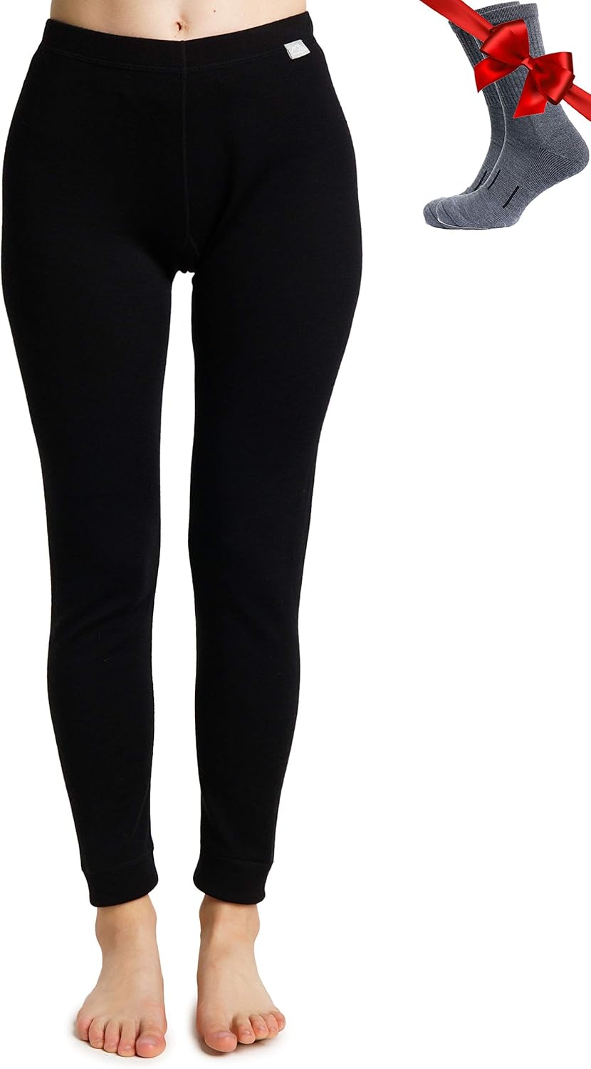 Merino Wool Base Layer Women Pants for Ultimate Comfort