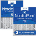 Nordic Pure MERV 12 Air Filters 2 Pack - Breathe Fresh Air!