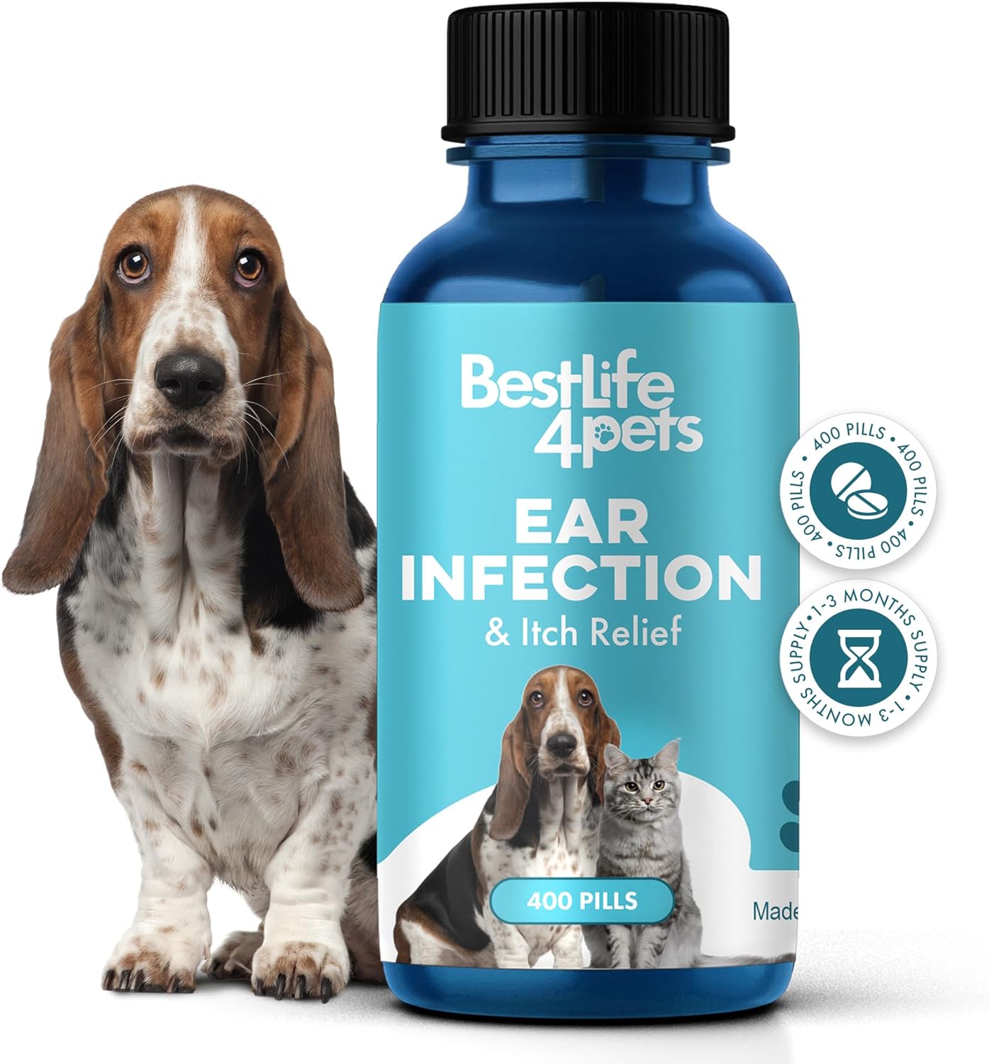 Natural Ear Infection Treatment for Dogs & Cats - Itch Relief