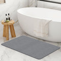 Extra Large Stone Bath Mat 32in x 20in - Super Absorbent Quick Drying