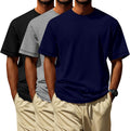 Big and Tall Oversized Cotton Crewneck T-Shirts L-5XL - Comfortable