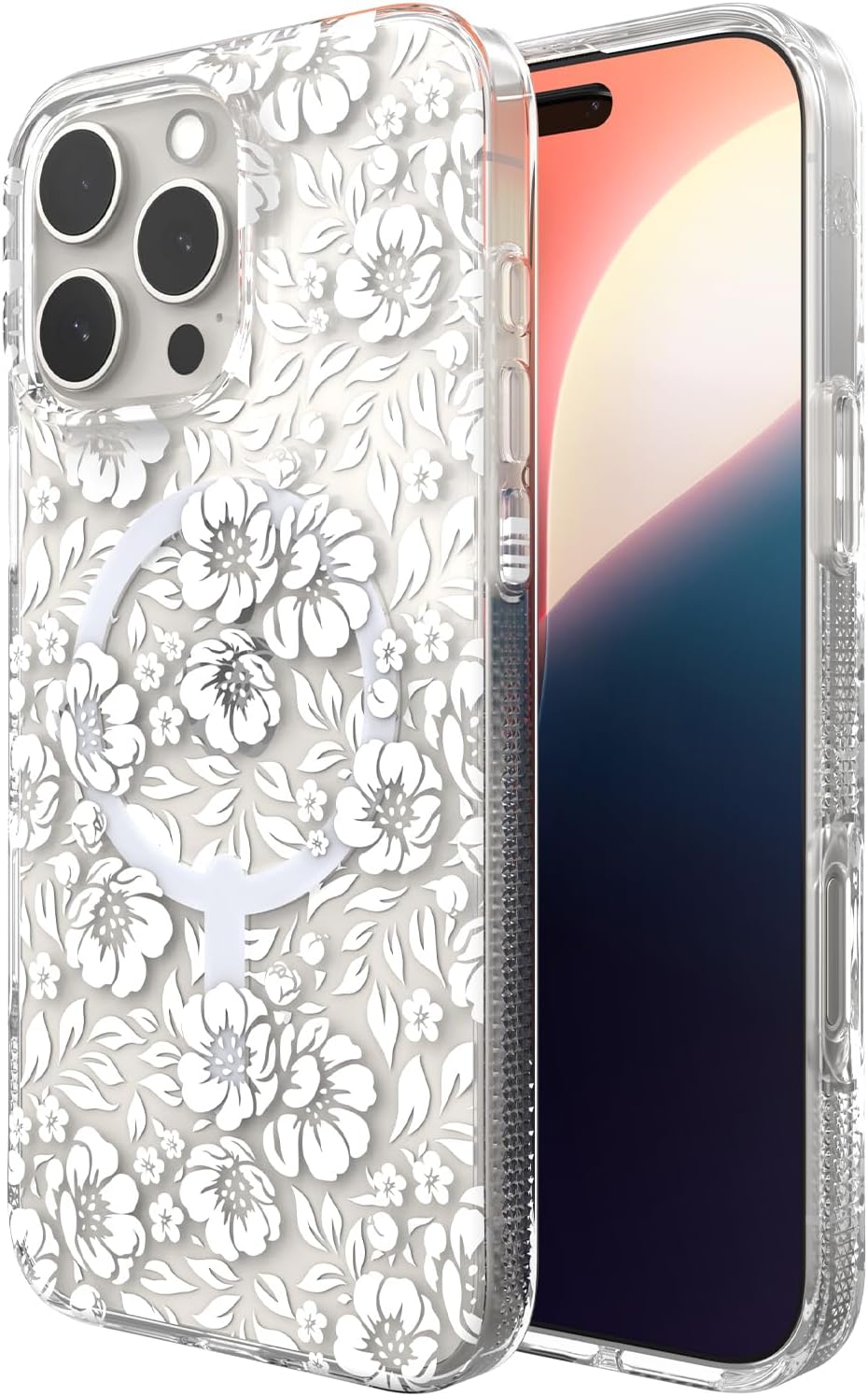 ZAGG Milan Snap Case for iPhone 16 Pro Max - Floral Design