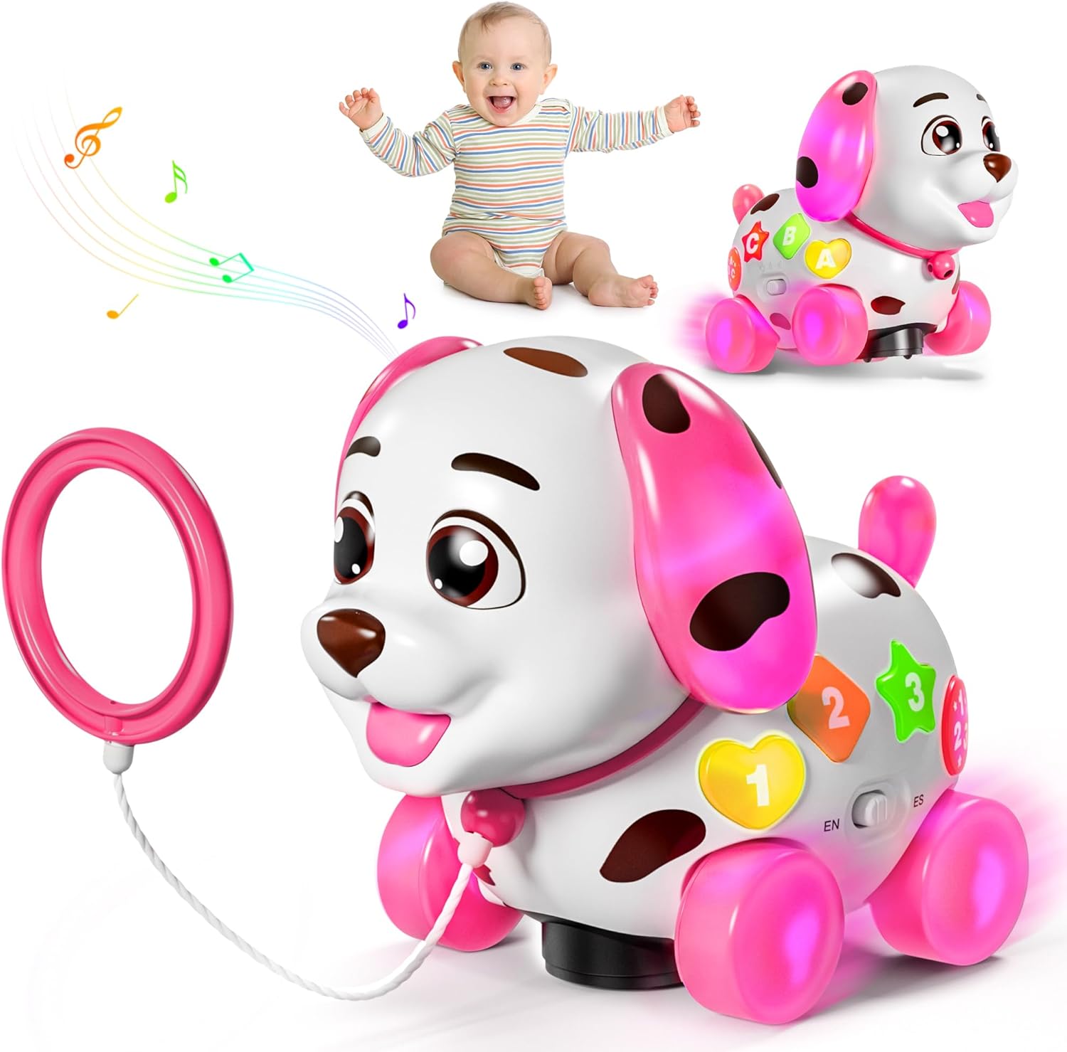 Musical Toys for 1 Year Old Girl and Boy with Lights and Sounds