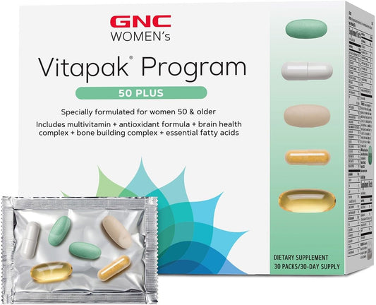 GNC Women's Ultra Mega 50 Plus Vitapak Program for Health