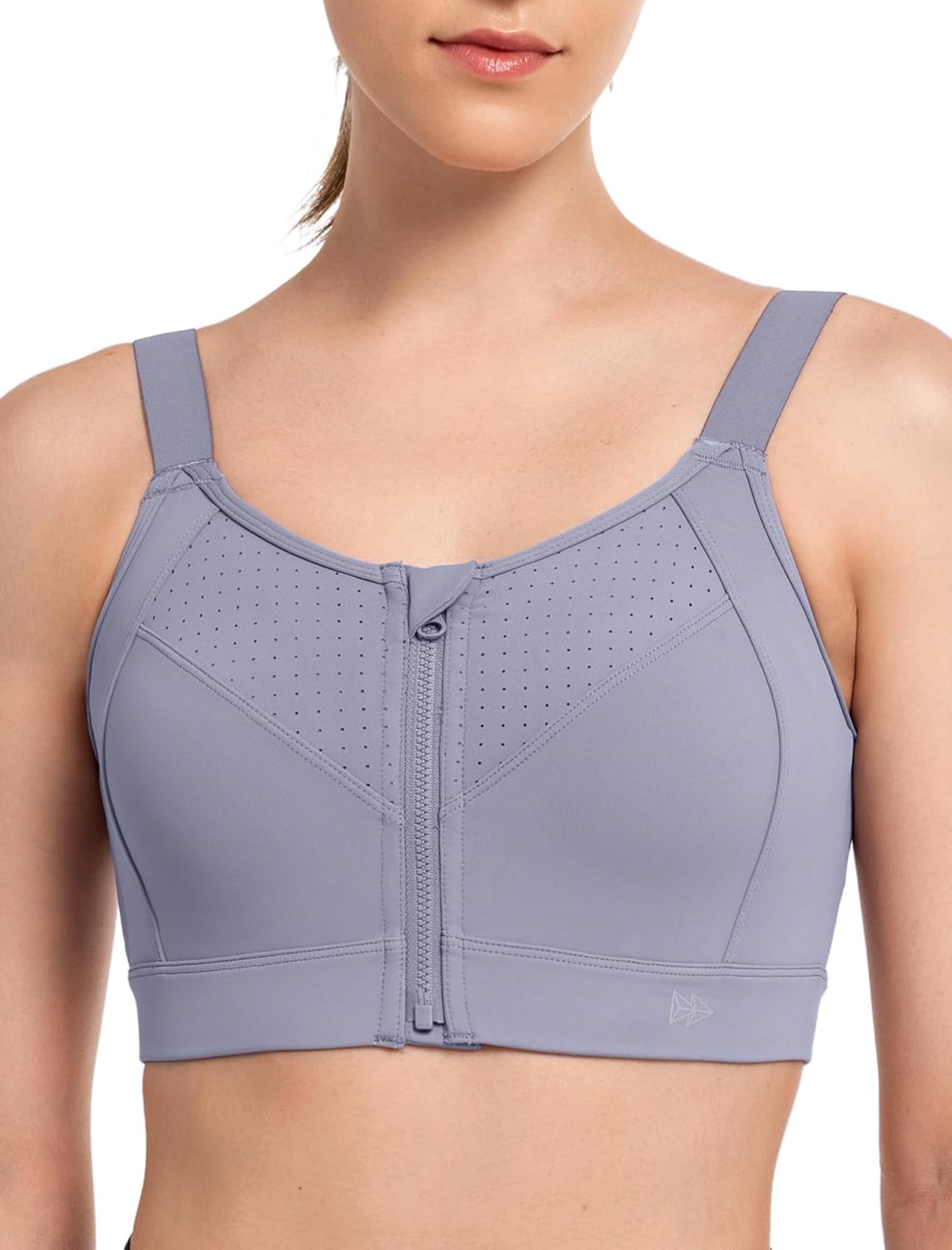 Yvette Adjustable Sports Bras for Women High Impact Comfort