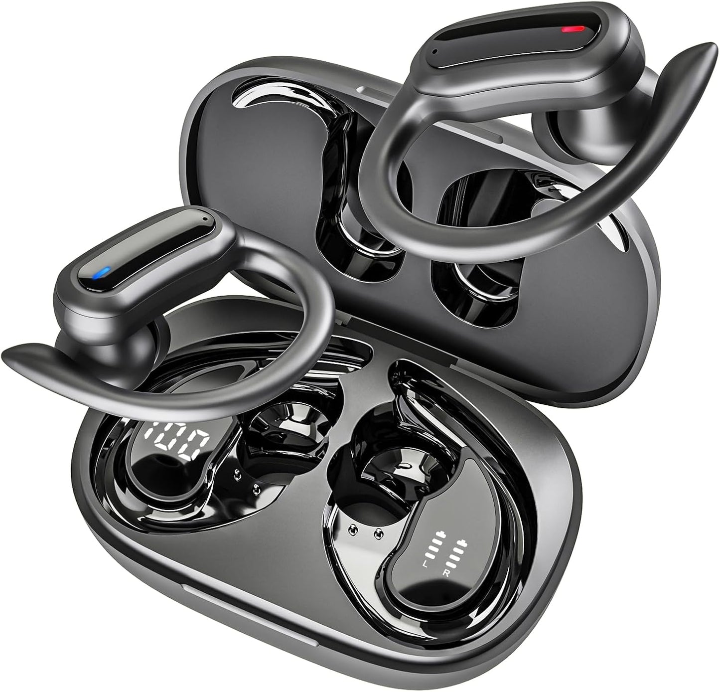 Bluetooth Headphones Wireless Earbuds with Noise Cancelling Mic
