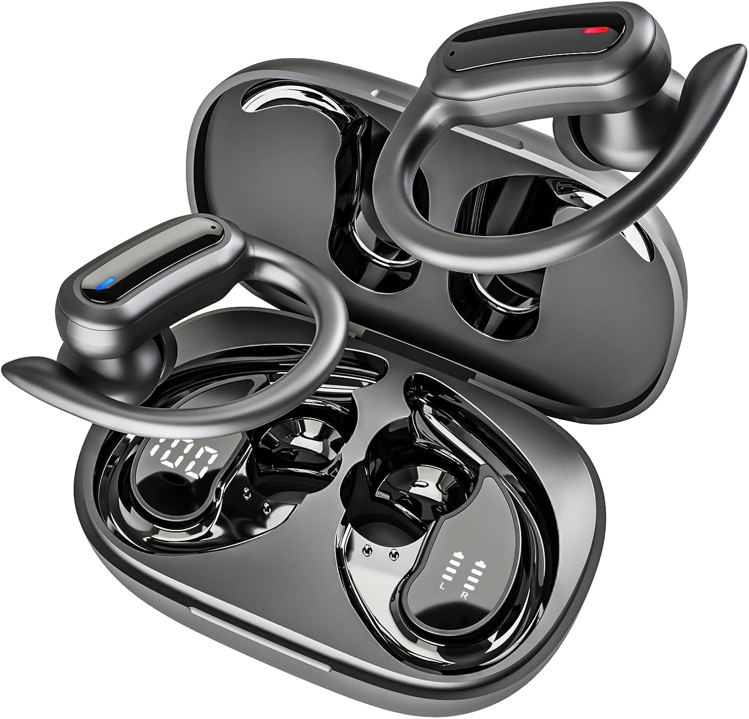 Bluetooth Headphones Wireless Earbuds with Noise Cancelling Mic