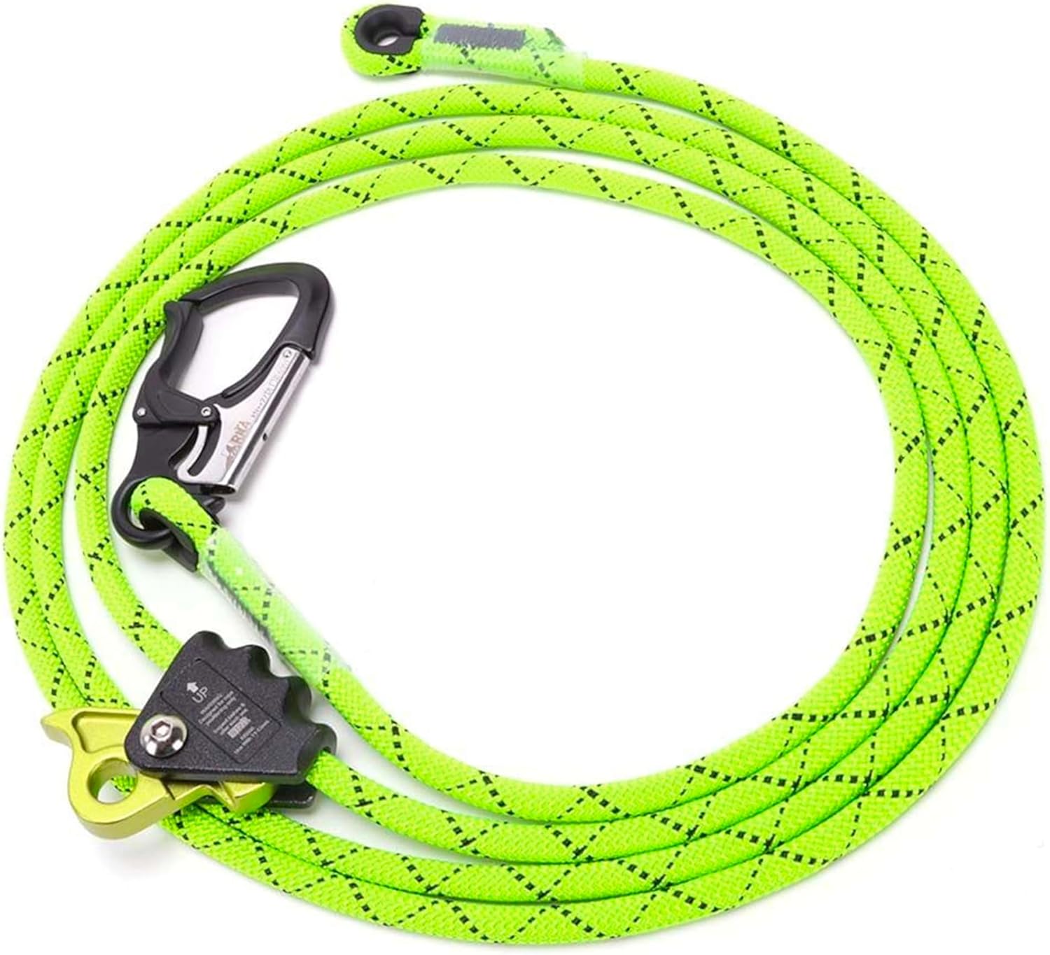 12ft Heavy-Duty RNA Neon Yellow Lanyard - USA Made