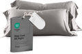 Stone Gray Tencel Eucalyptus Pillowcases Set of 2 - Cooling Standard