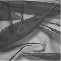 MDS Pack of 40 Yard Silver Gray Sheer Organza Fabric - Large Bolt