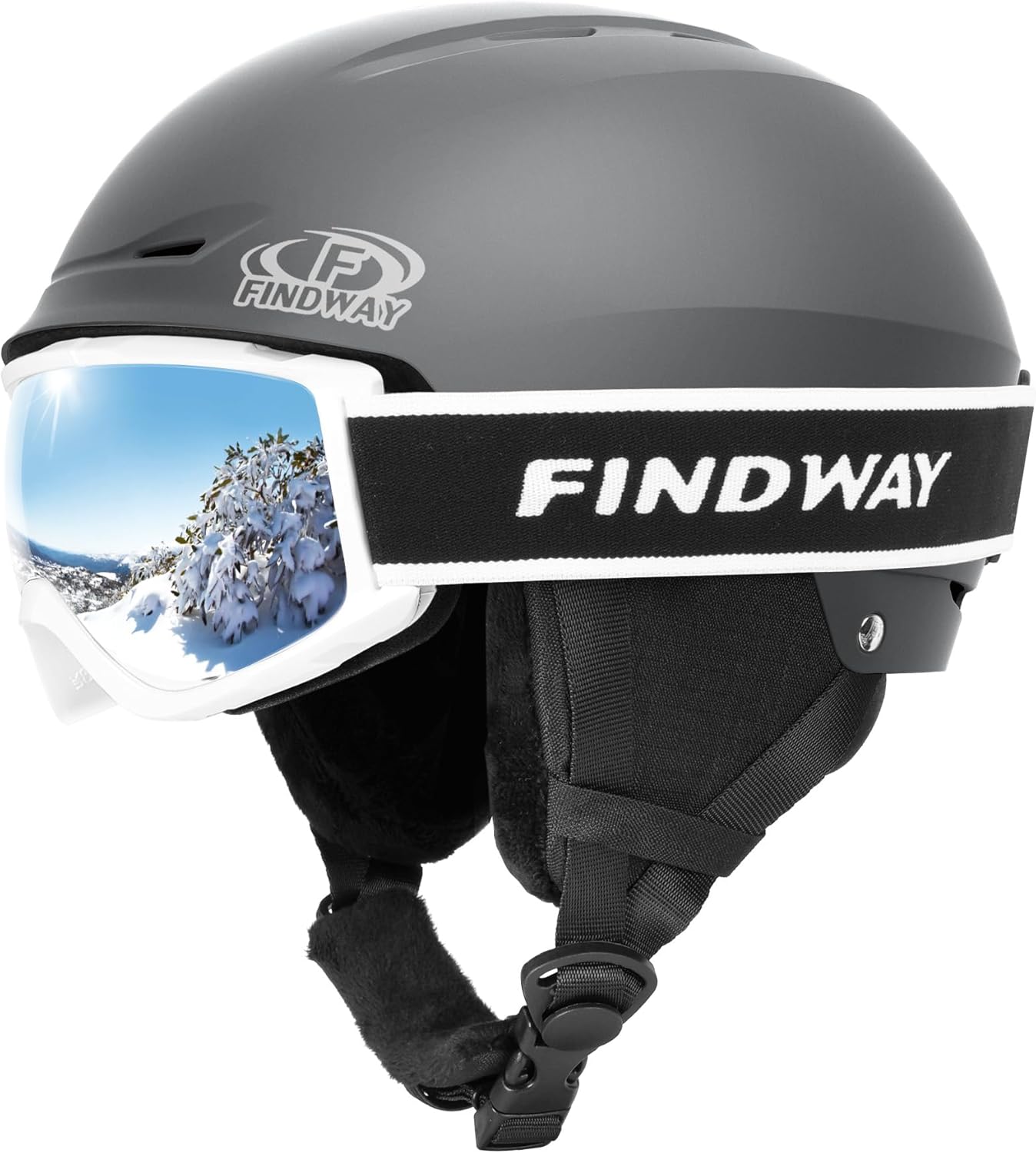 Findway Ski Helmet Set: Shockproof Safety Combo